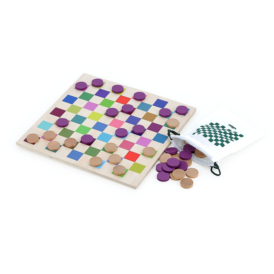 Jeu de dames multicolore Vilac
