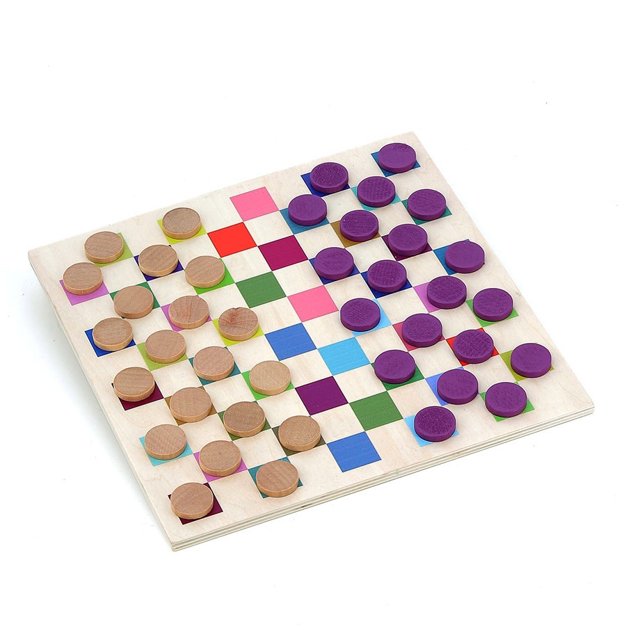 Jeu de dames multicolore Vilac
