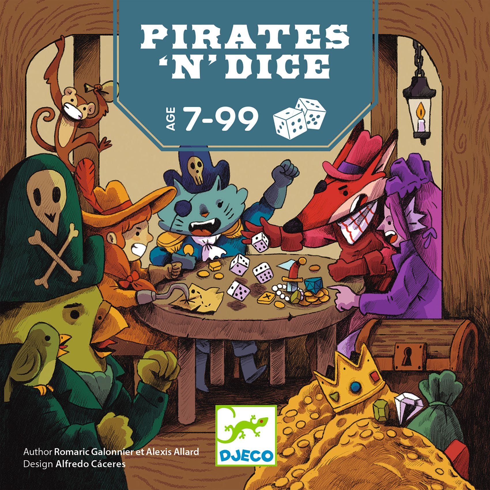Jeu de des Pirates N'dice Djeco