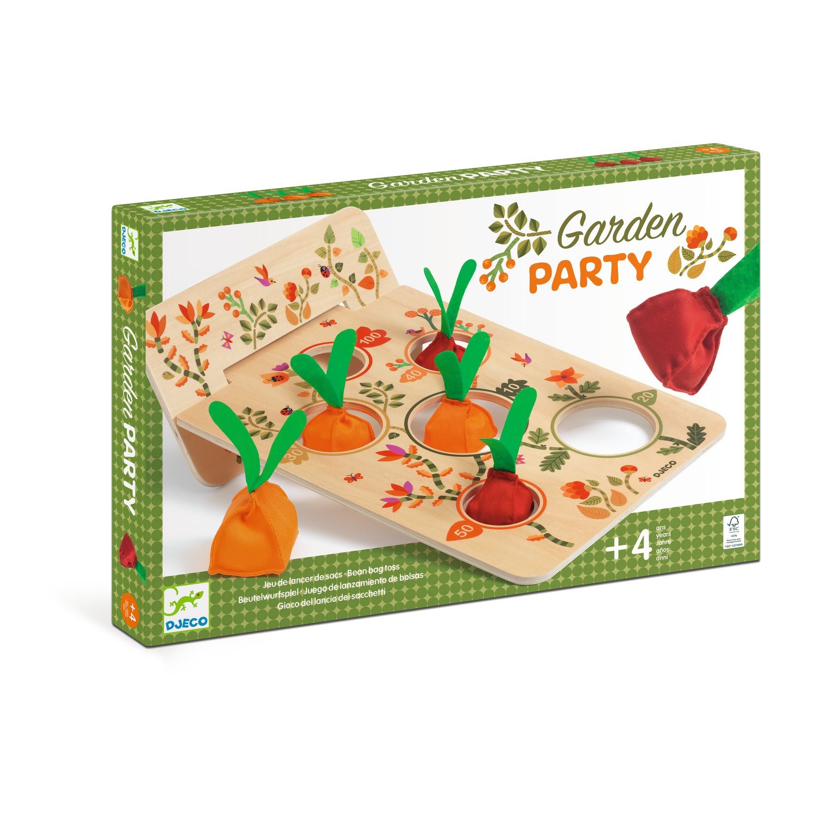 Jeu de lancer de sac Garden party Djeco