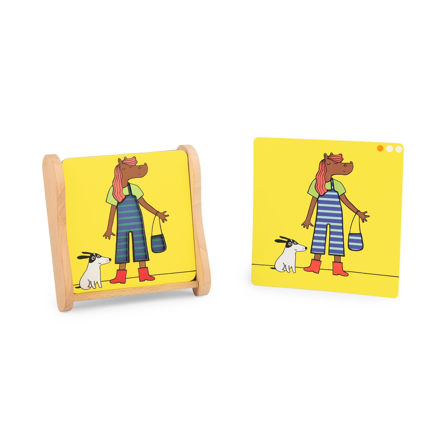 Jeu de logique mix and match Les Loufoques Moulin Roty