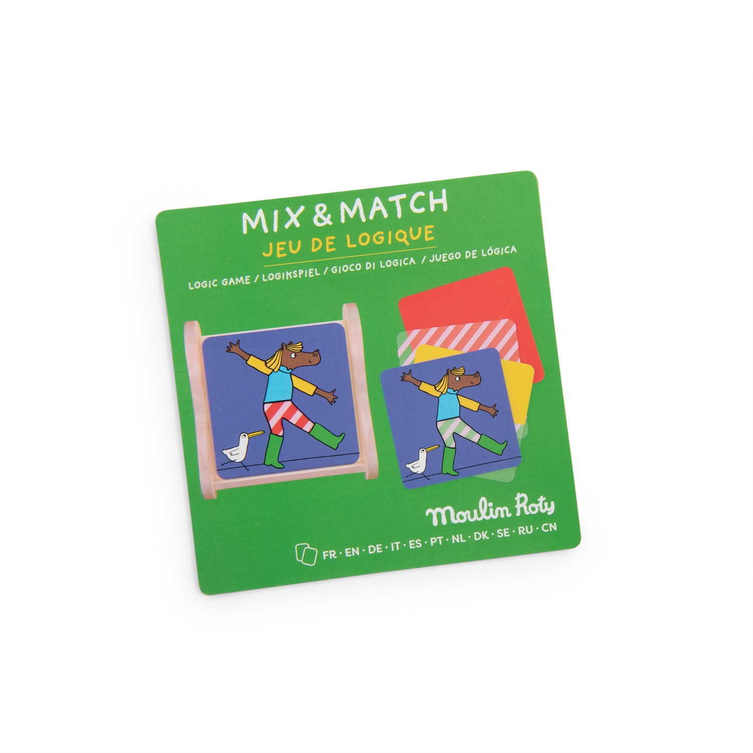 Jeu de logique mix and match Les Loufoques Moulin Roty