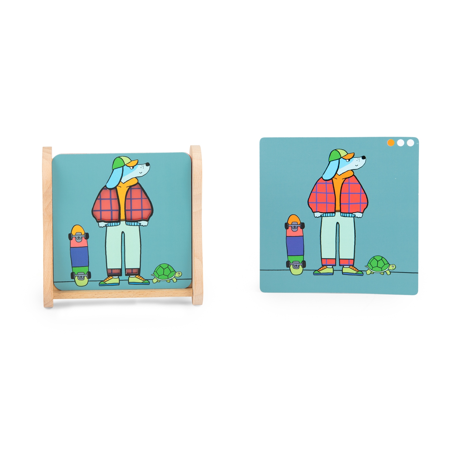 Jeu de logique mix and match Les Loufoques Moulin Roty