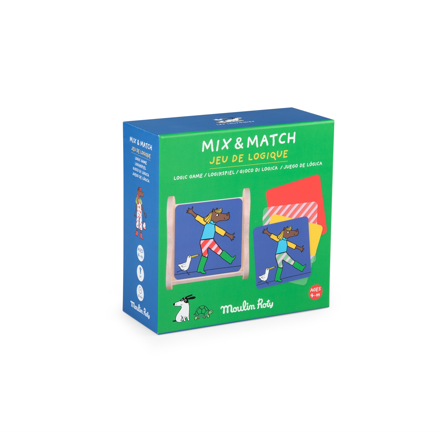 Jeu de logique mix and match Les Loufoques Moulin Roty