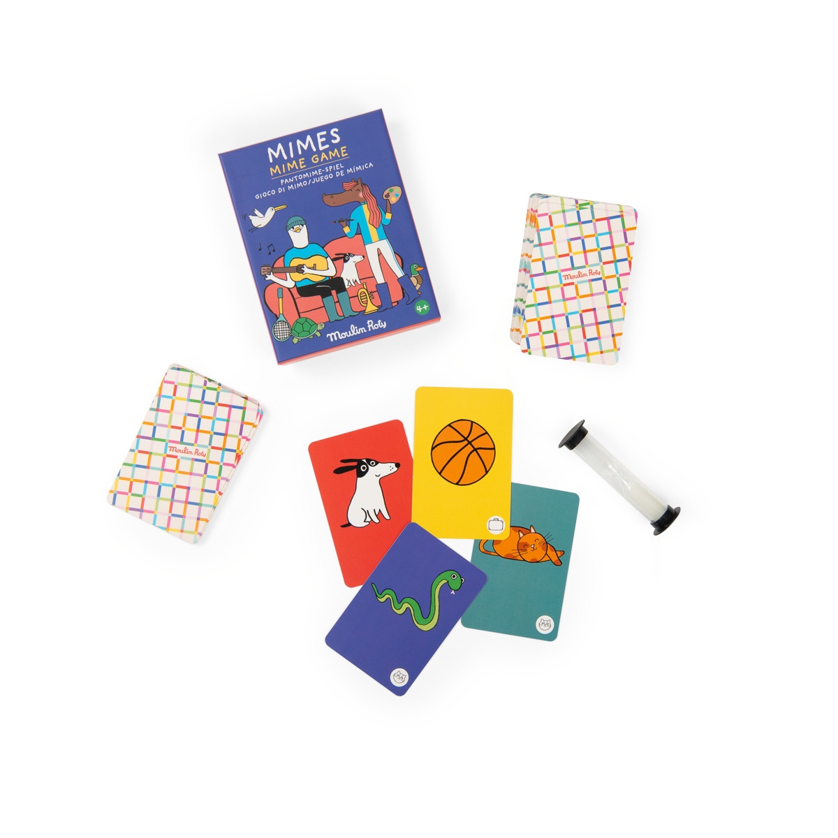 Jeu de mimes Les Loufoques Moulin Roty