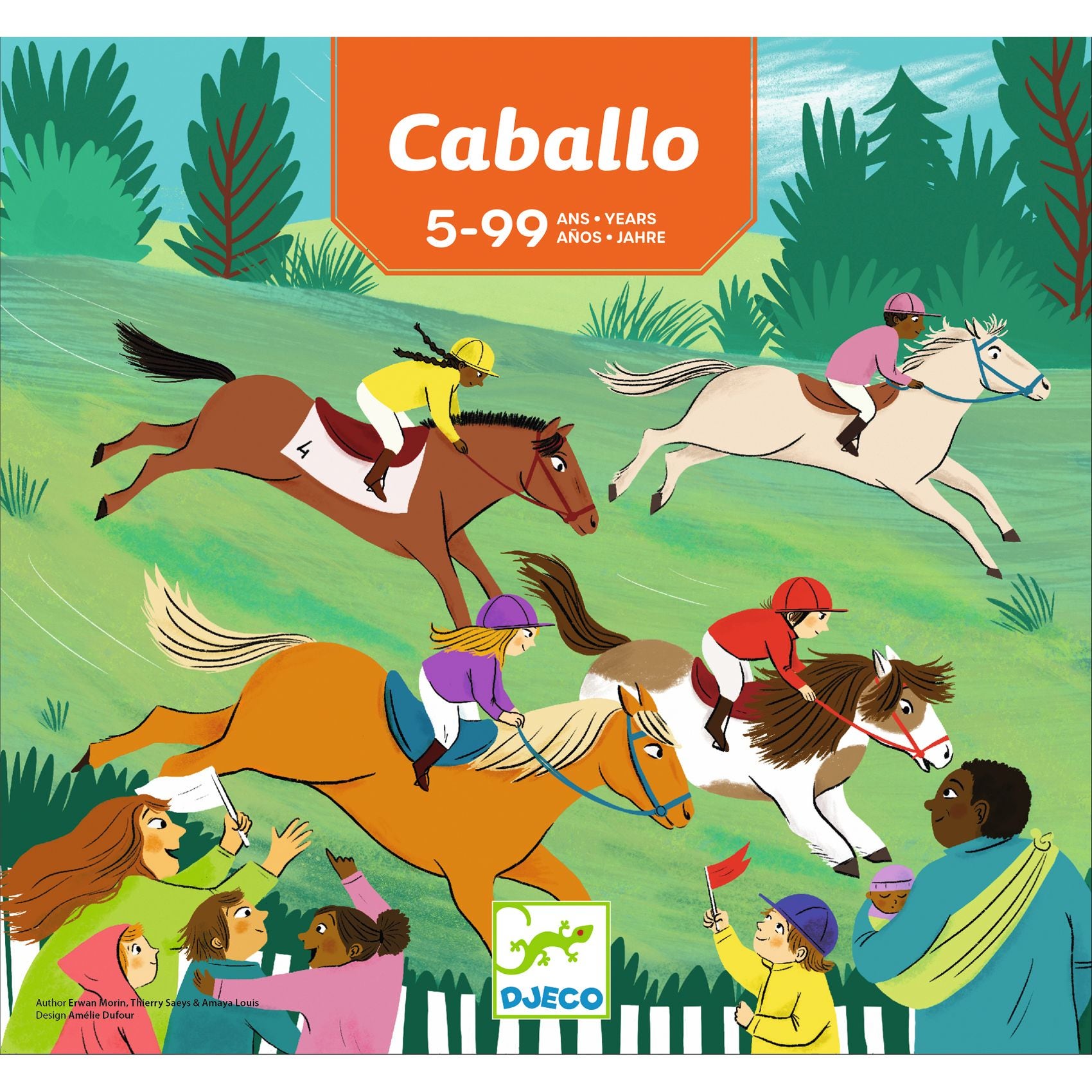 Jeu de parcours Caballo Djeco