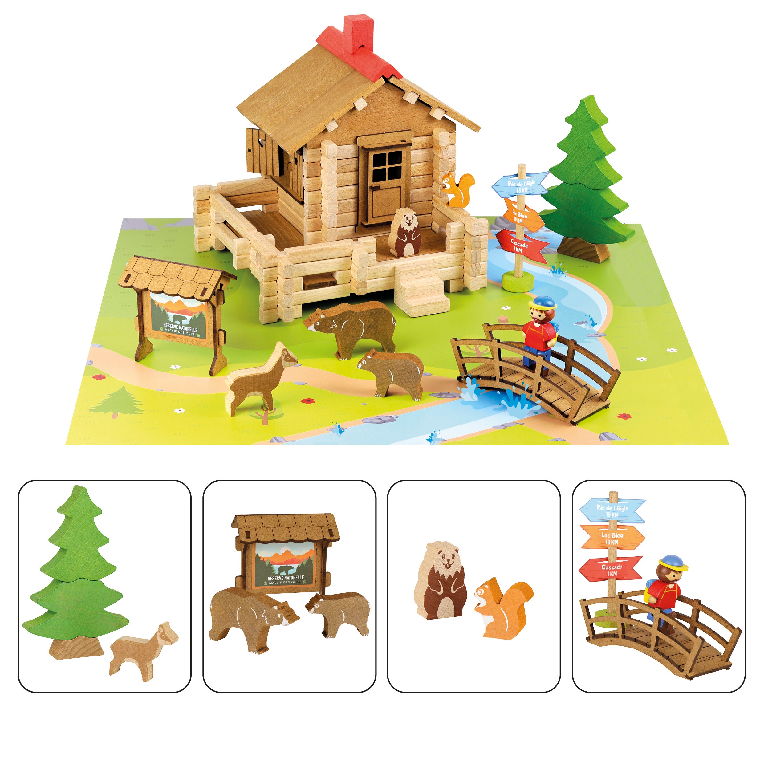 La reserve naturelle 125 pieces Jeujura