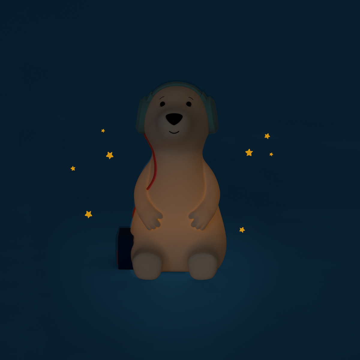 Lampe veilleuse chien Puce  Pilou Moulin Roty