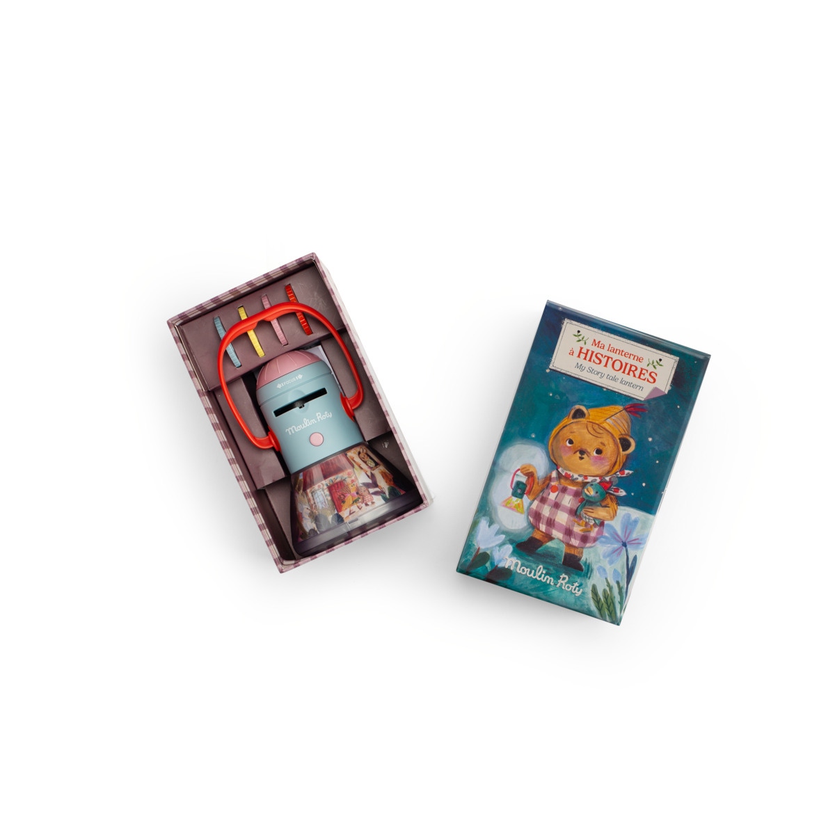 Lanterne a histoires Les Minouchkas Moulin Roty