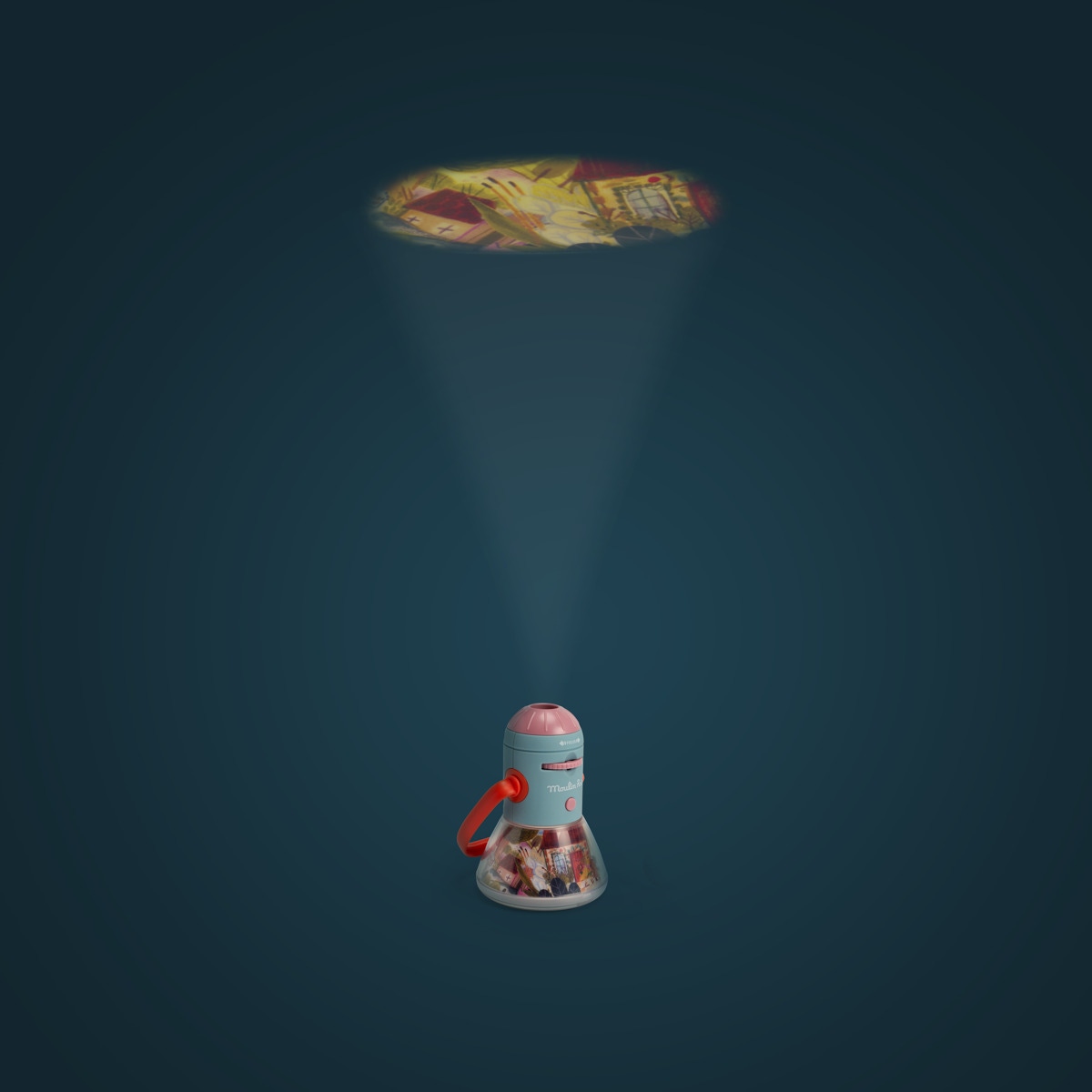 Lanterne a histoires Les Minouchkas Moulin Roty