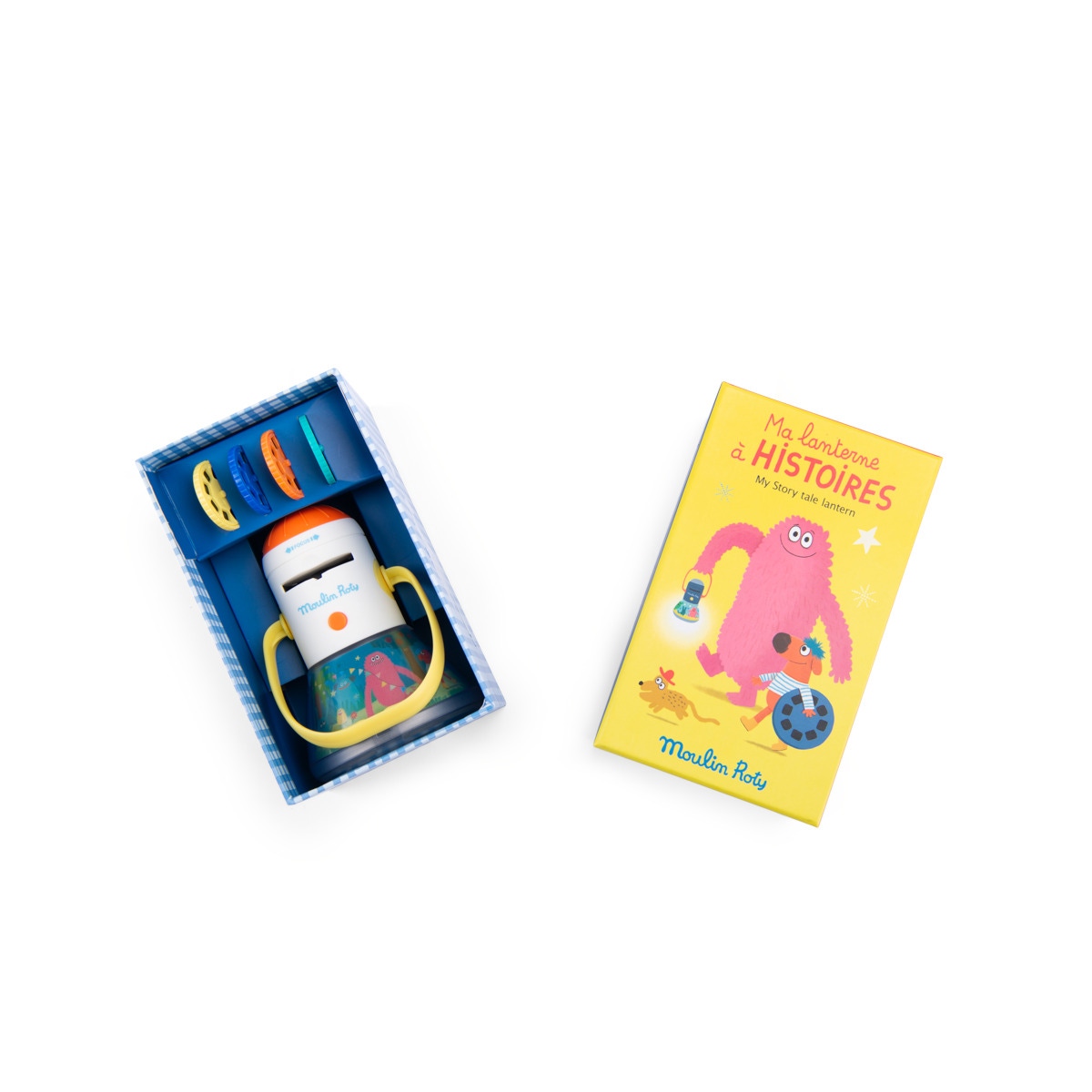 Lanterne a histoires Les Schmouks Moulin Roty