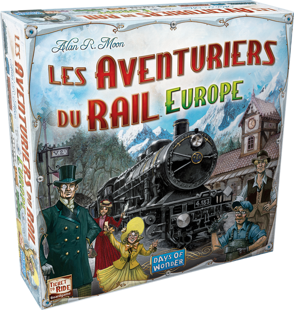 Les Aventuriers du Rail : Europe Asmodee - vue 7