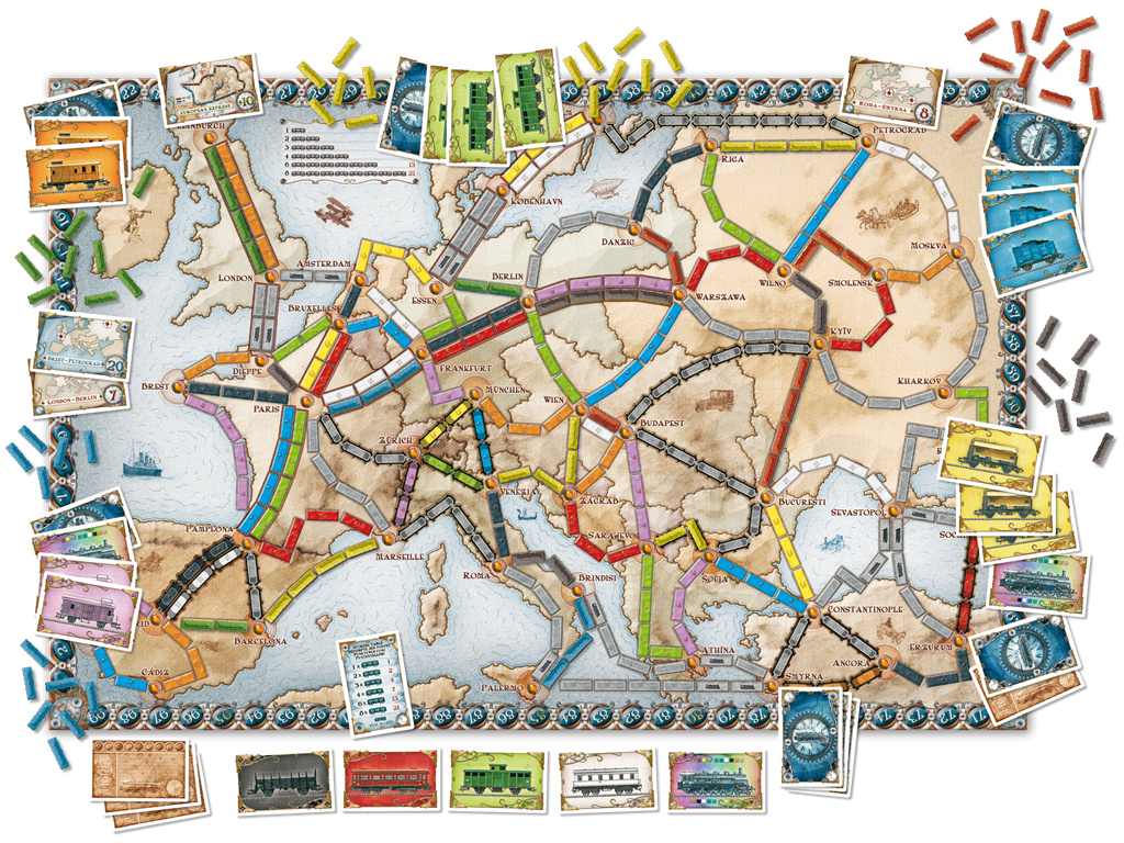 Les Aventuriers du Rail  Europe Asmodee