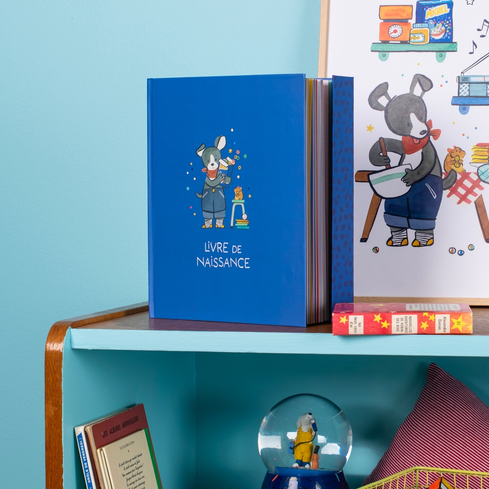 Livre de naissance Puce  Pilou Moulin Roty