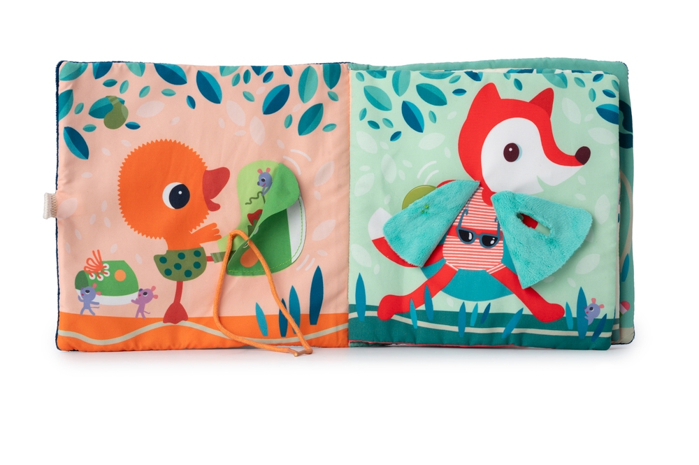 Livre tissu j'apprends a m'habiller Jules Lilliputiens