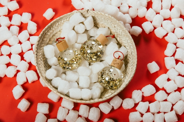 Lot de 3 Boules de Noel sensorielles Petit boum