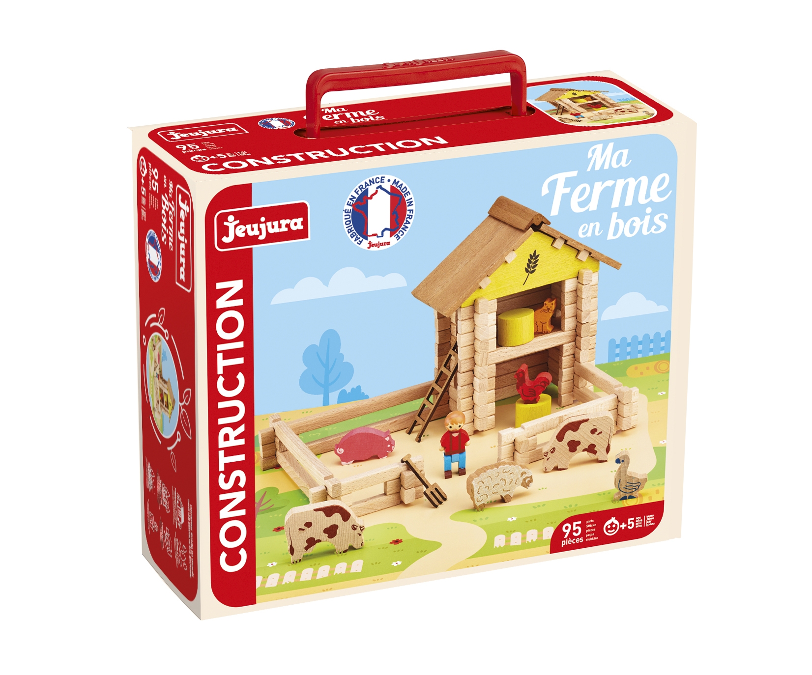 Ma ferme en bois 95 pieces Jeujura