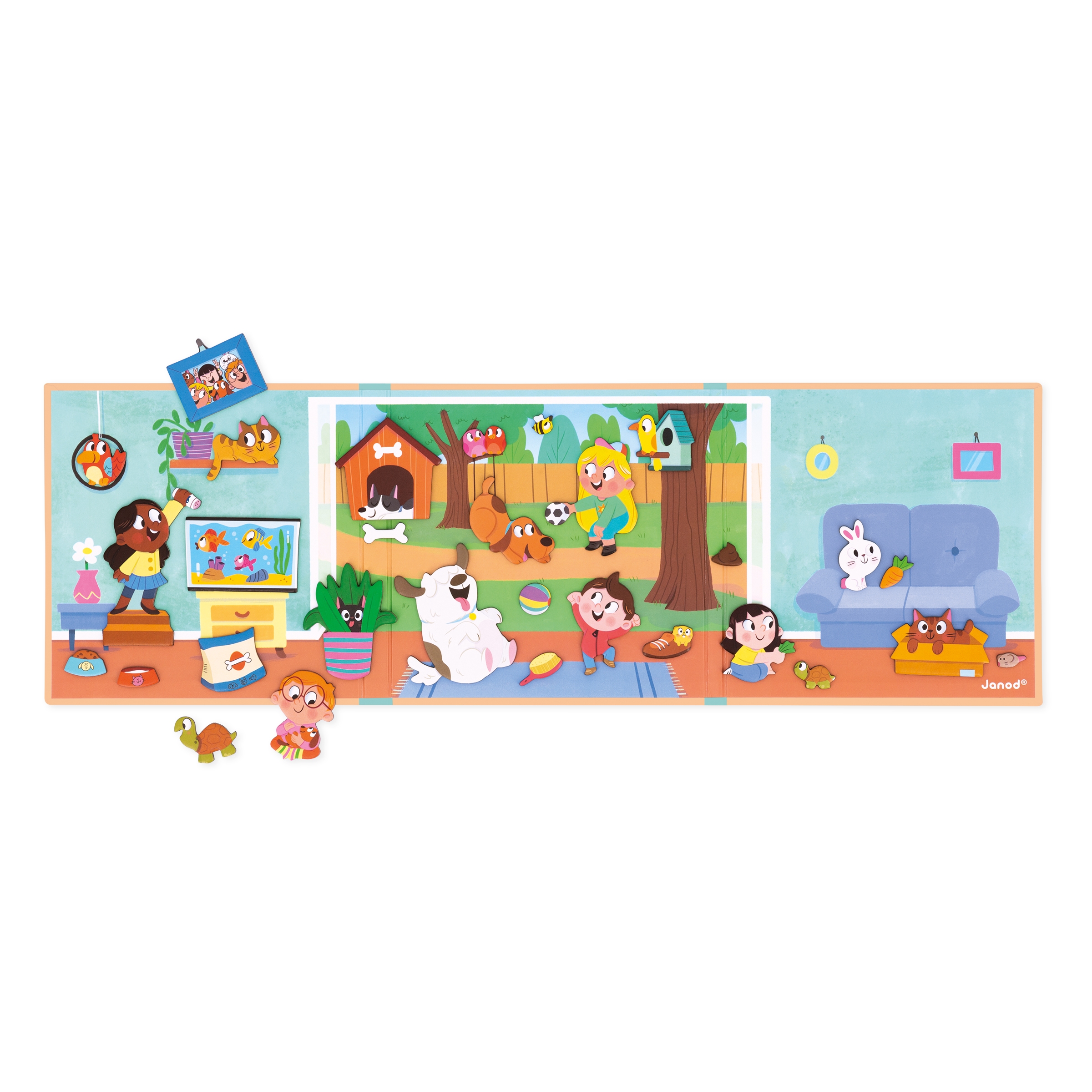 Magneti'stories les Animaux Domestiques Janod