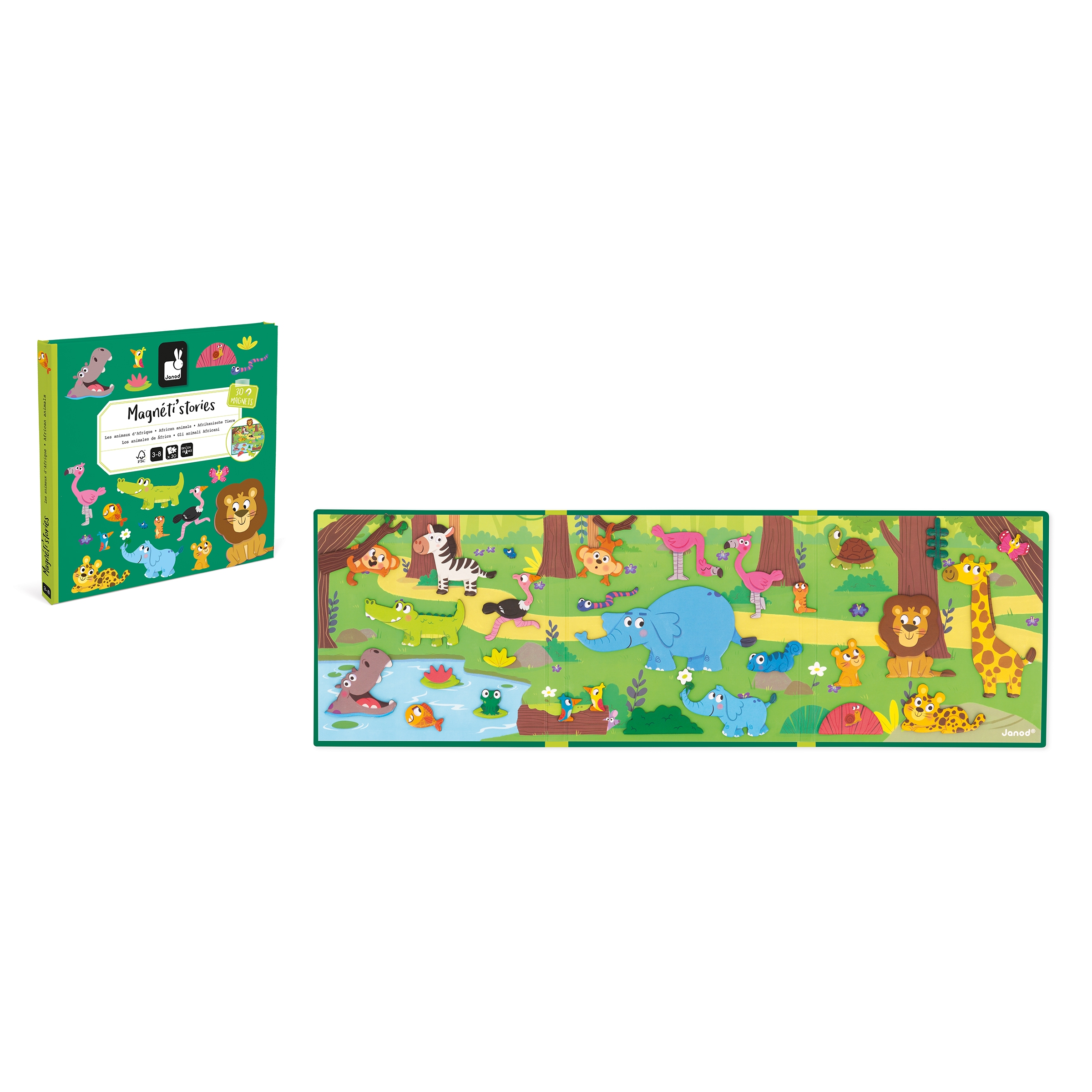Magneti'stories les Animaux d'Afrique Janod