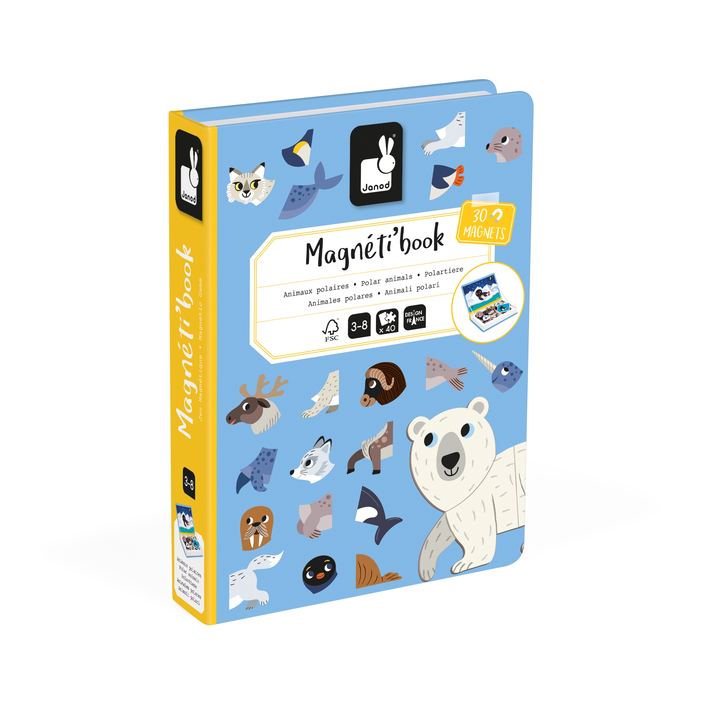 Magnetik'book Animaux polaires Janod