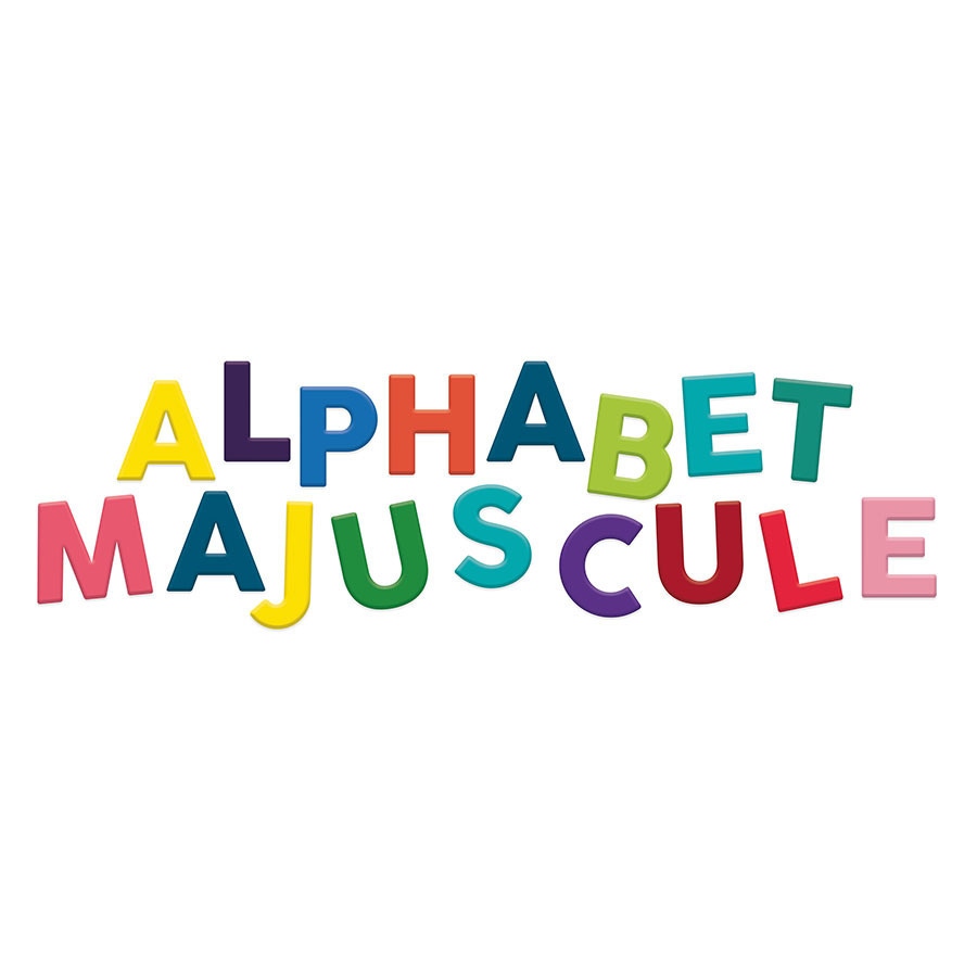 Magnets en bois Alphabet majuscules Vilac