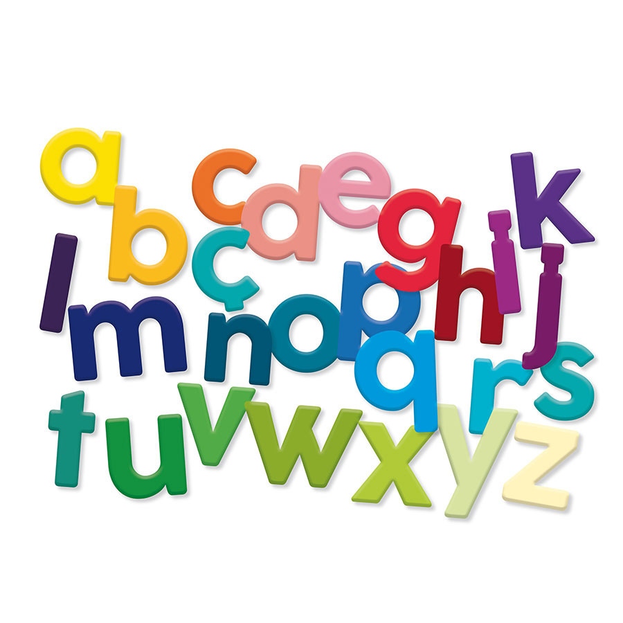 Magnets en bois Alphabet minuscules Vilac