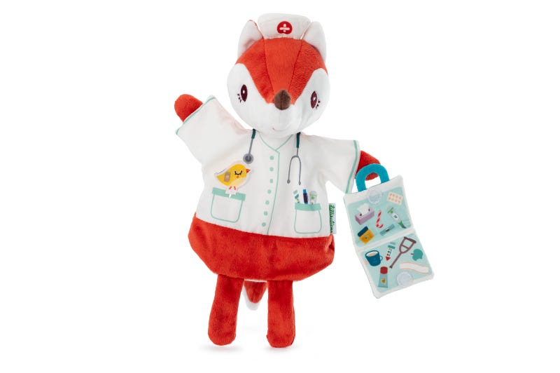 Marionnette a main Alice docteur Lilliputiens