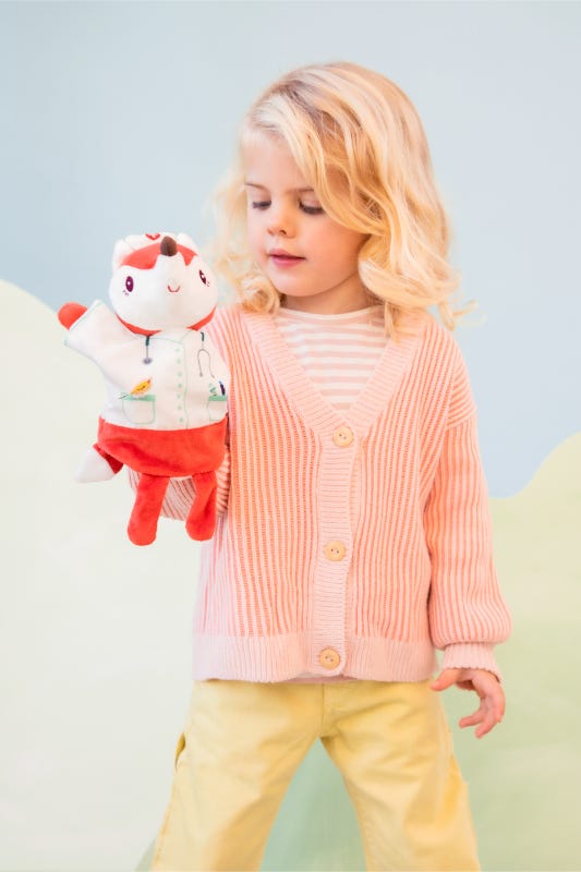 Marionnette a main Alice docteur Lilliputiens