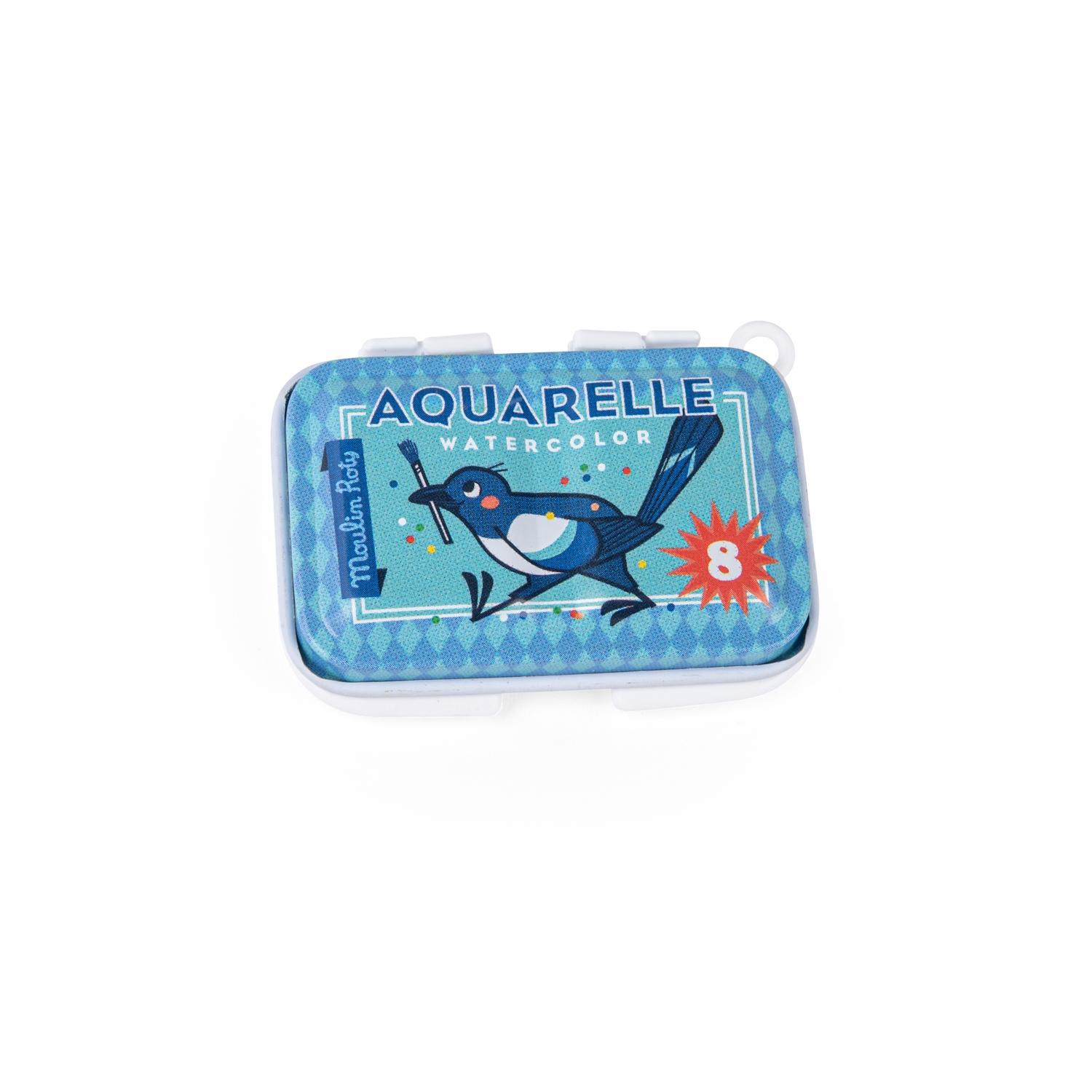 Mini palette aquarelle bleue Les Petites Merveilles Moulin Roty