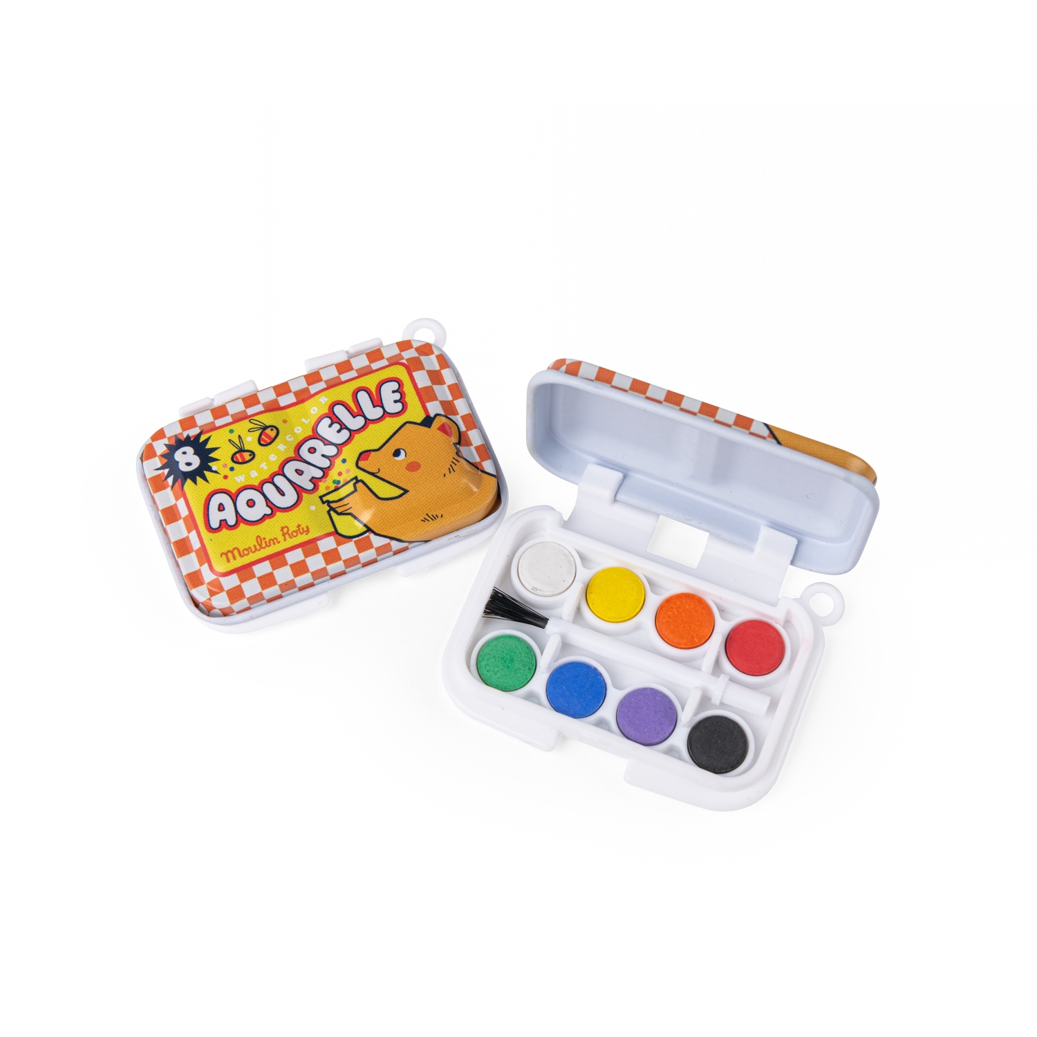 Mini palette aquarelle jaune Les Petites Merveilles Moulin Roty