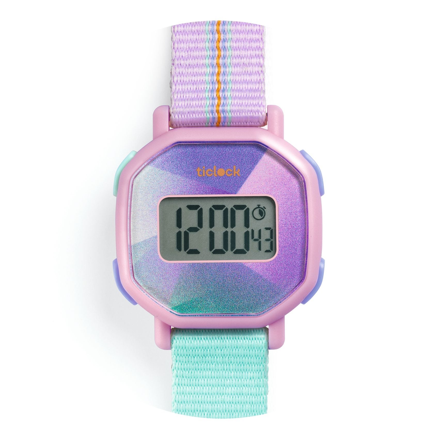 Montre digitale Purple Prisma Djeco