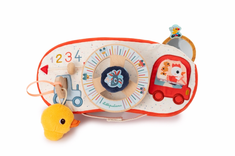 Panneau d'activites Ferme en voiture Lilliputiens