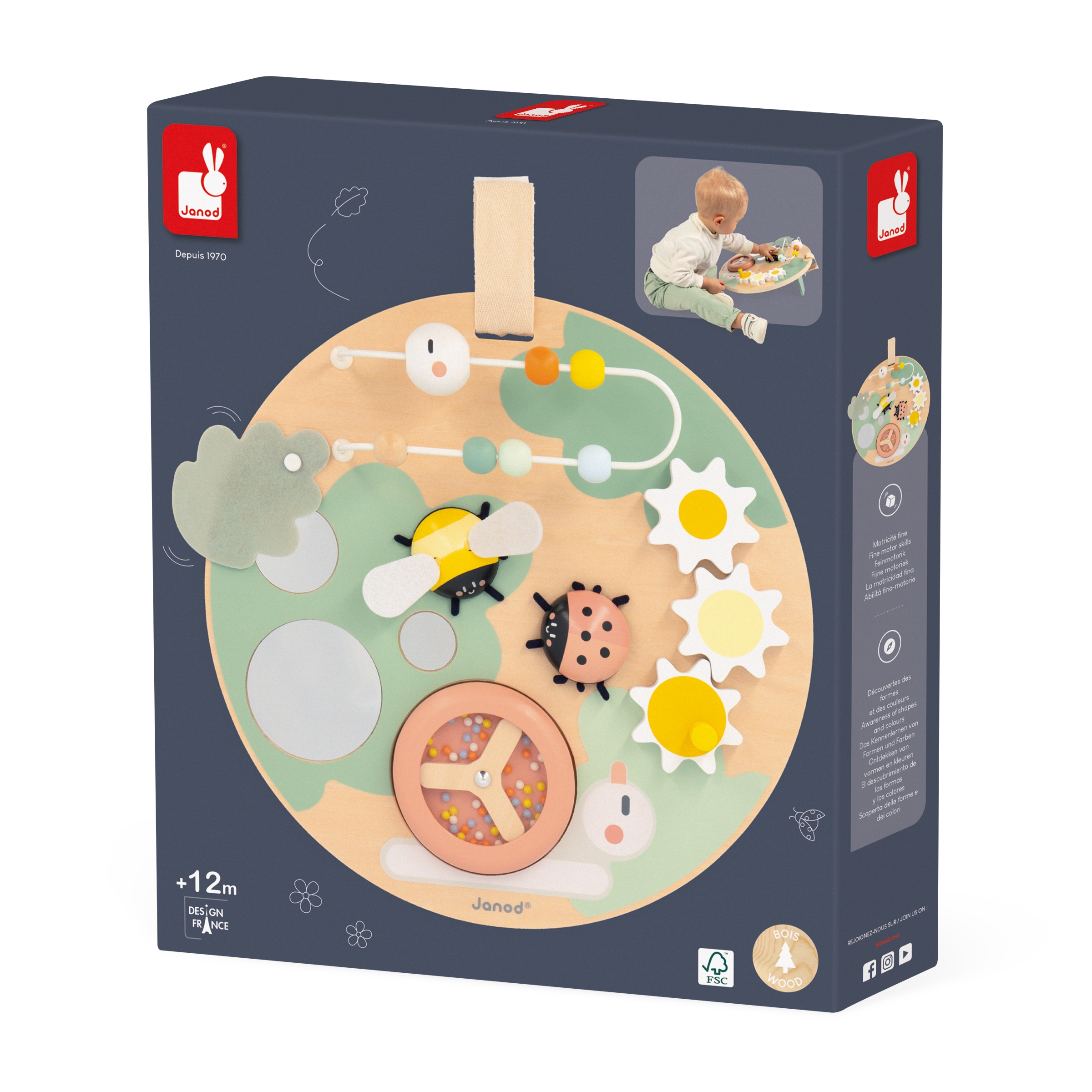 Panneau d'activites Sweet Cocoon Janod