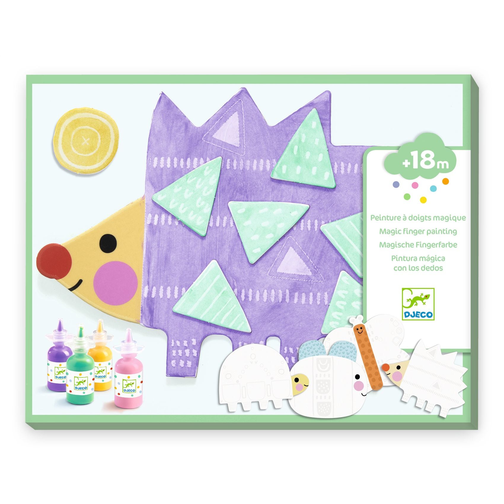 Peinture a doigts magique Petites Formes Djeco