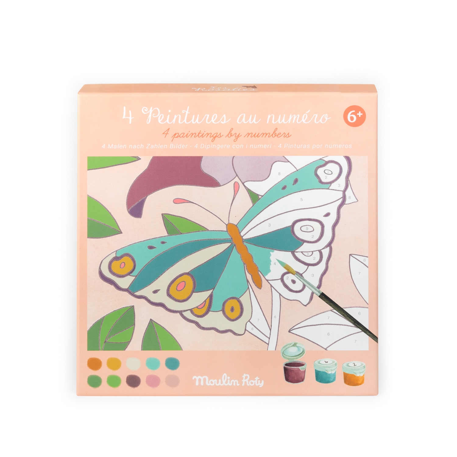 Peintures au numero Les Rosalies Moulin Roty