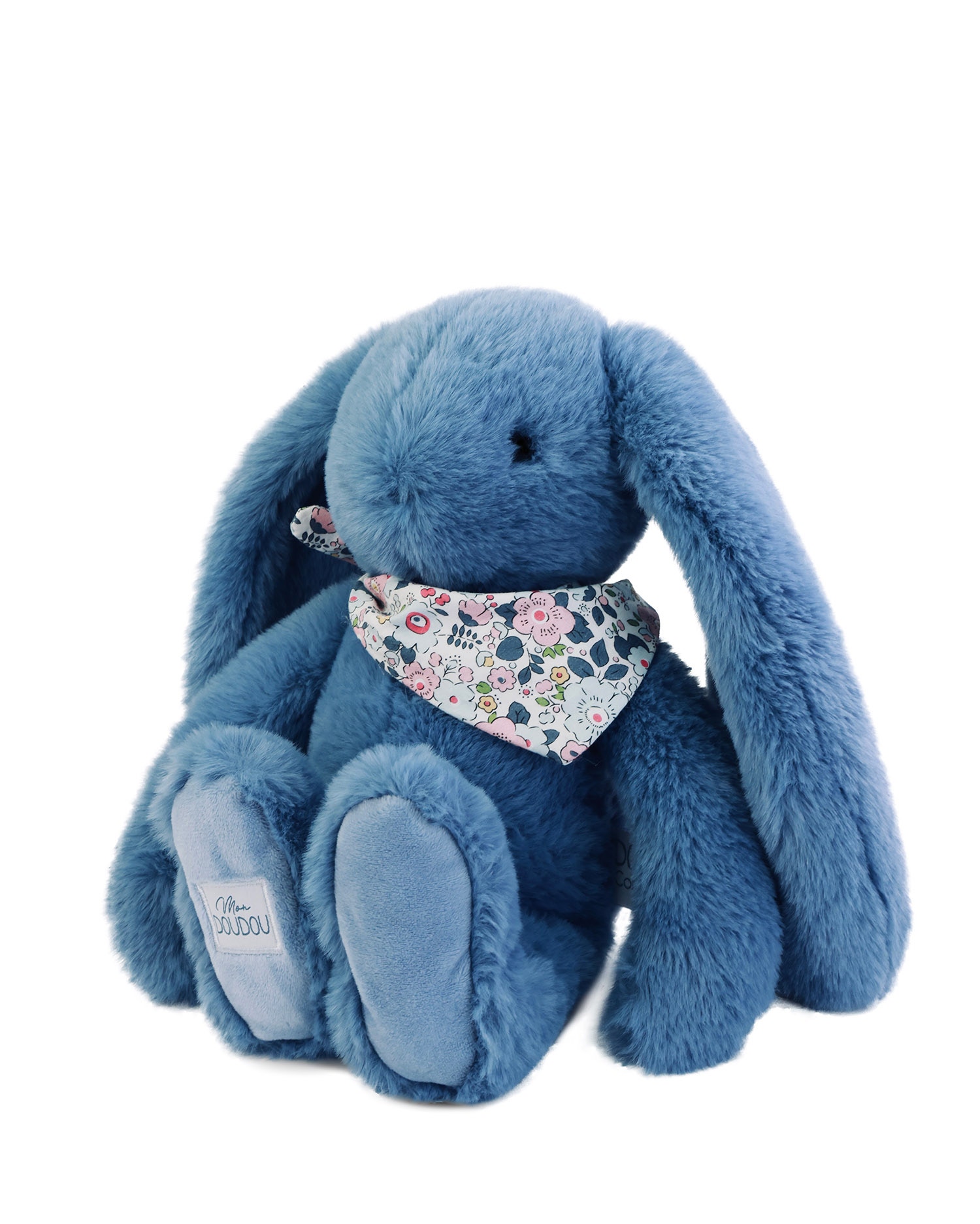 Peluche Lapin Bleu 35 cm Doudou et compagnie