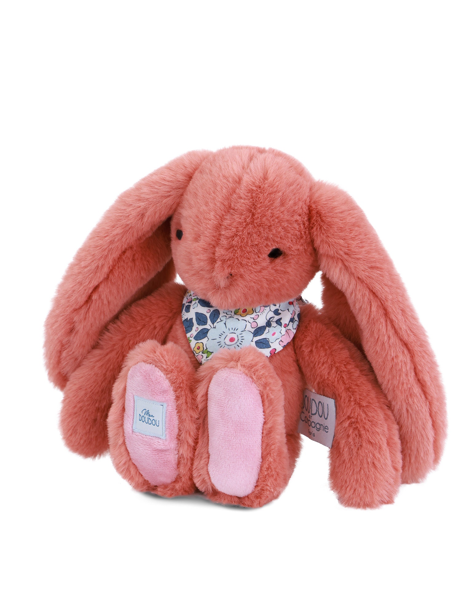 Peluche Lapin Terracotta 25 cm Doudou et compagnie