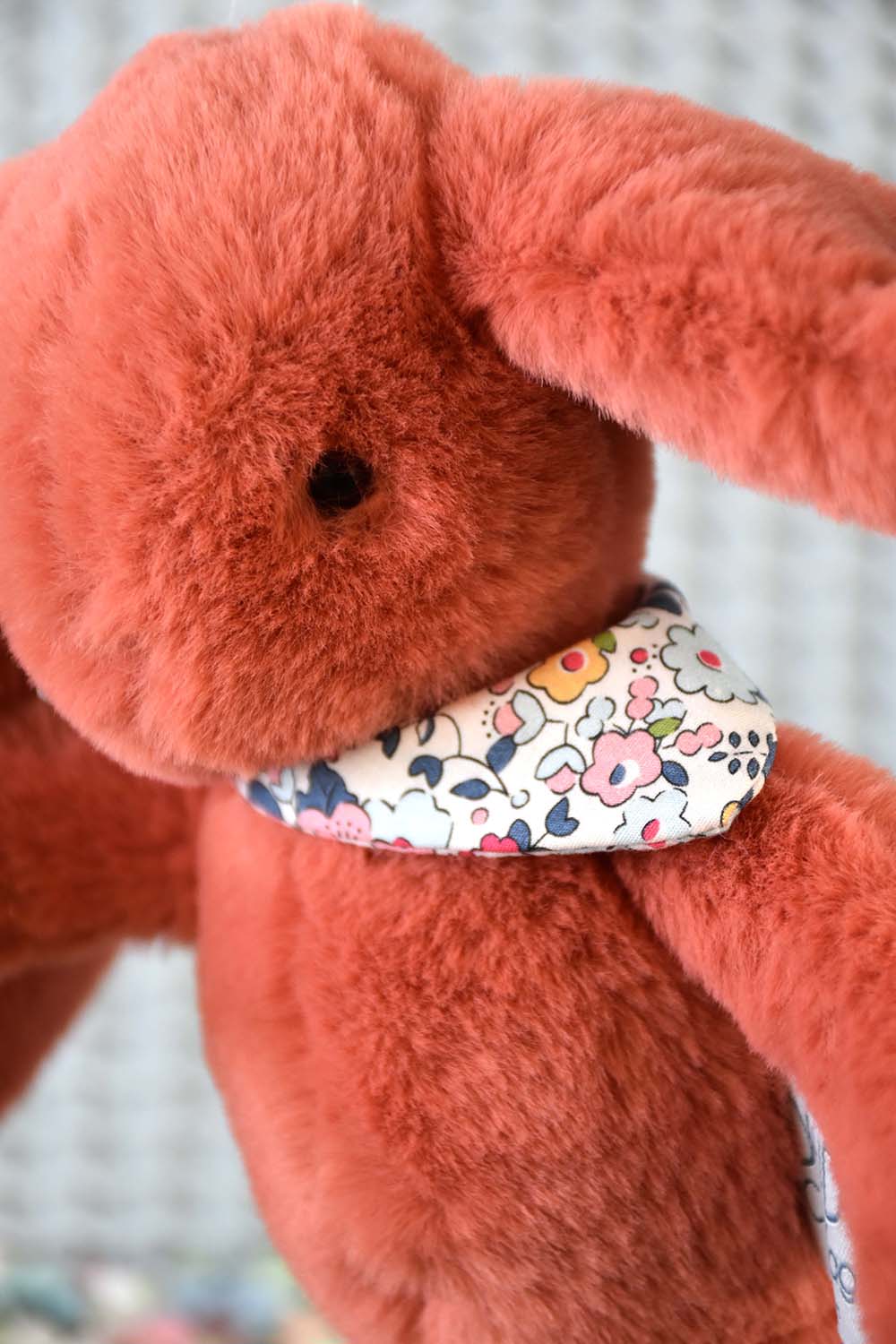 Peluche Lapin Terracotta 25 cm Doudou et compagnie