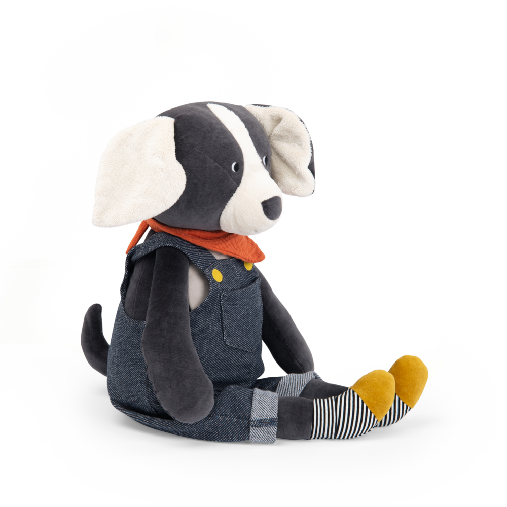 Peluche geante Puce le chien Puce  Pilou Moulin Roty