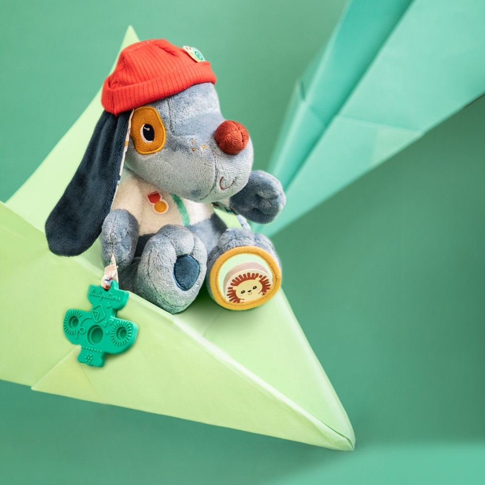 Peluche multiactivites chien Jules Lilliputiens