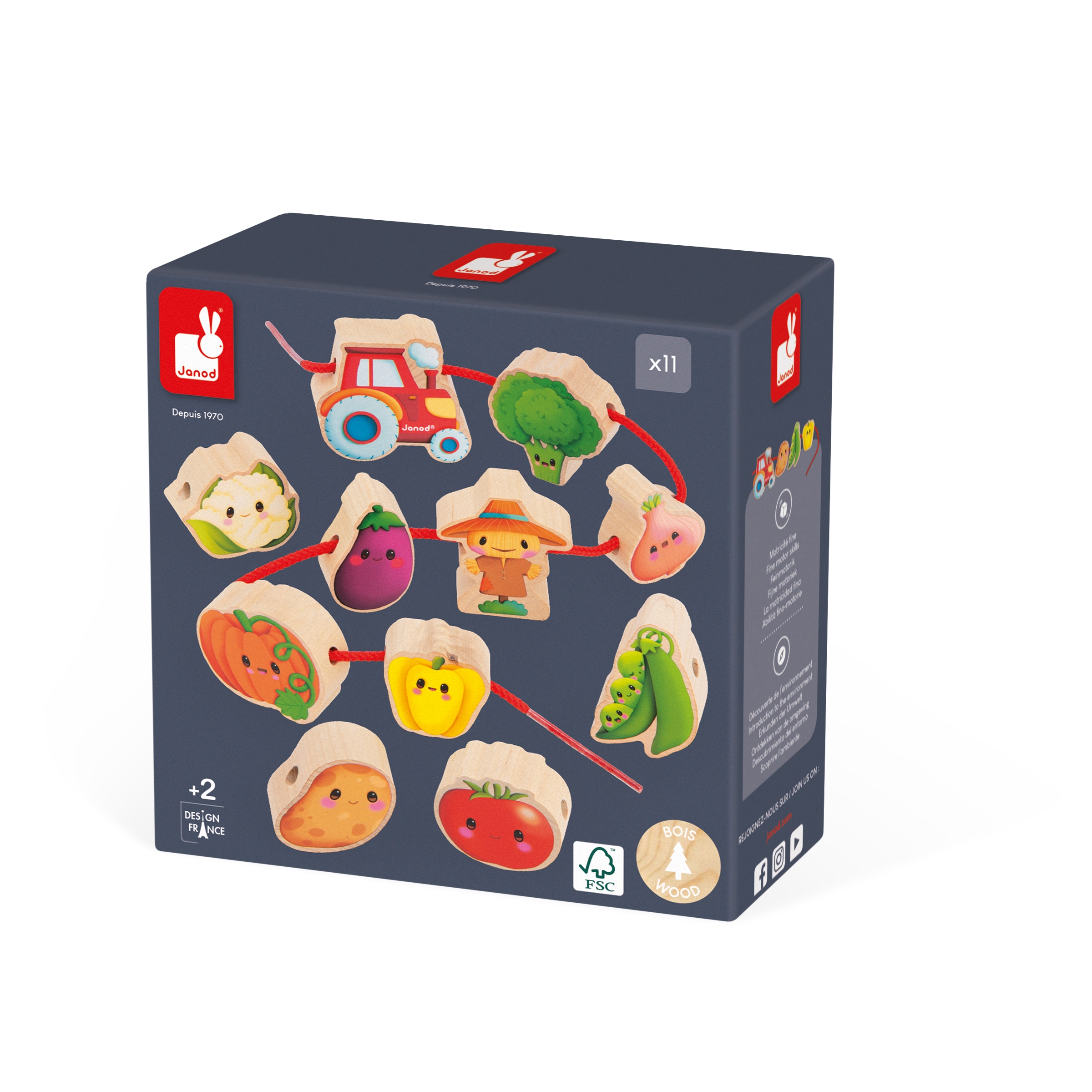 Perles a enfiler le Potager Janod