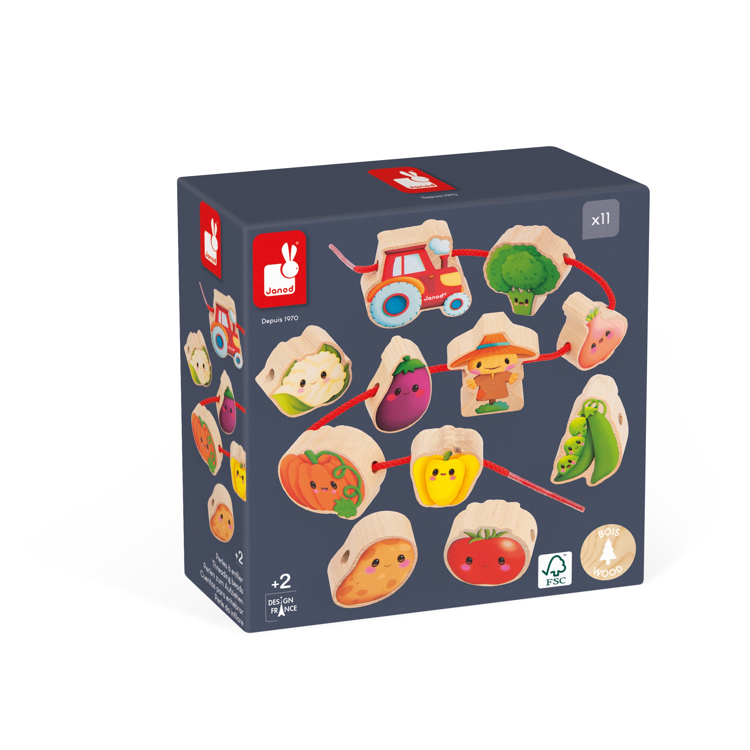 Perles a enfiler le Potager Janod