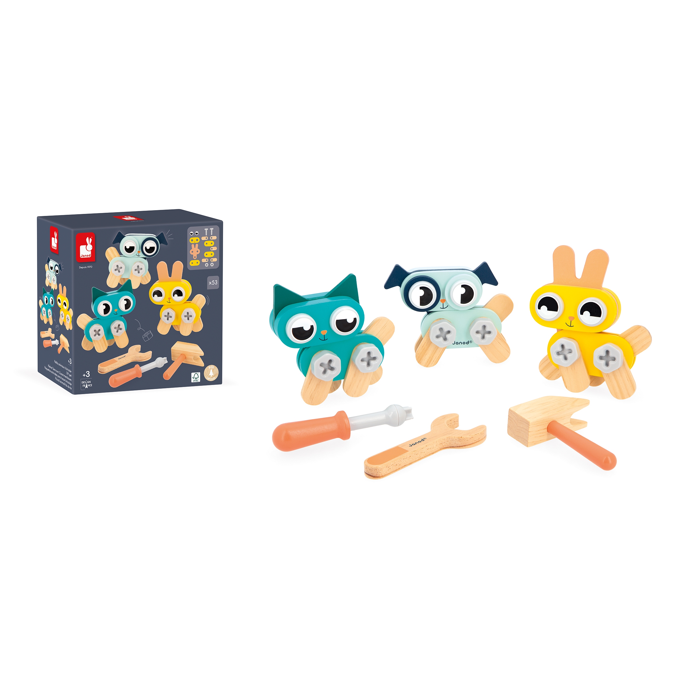 Petits animaux a bricoler Brico'kids Janod