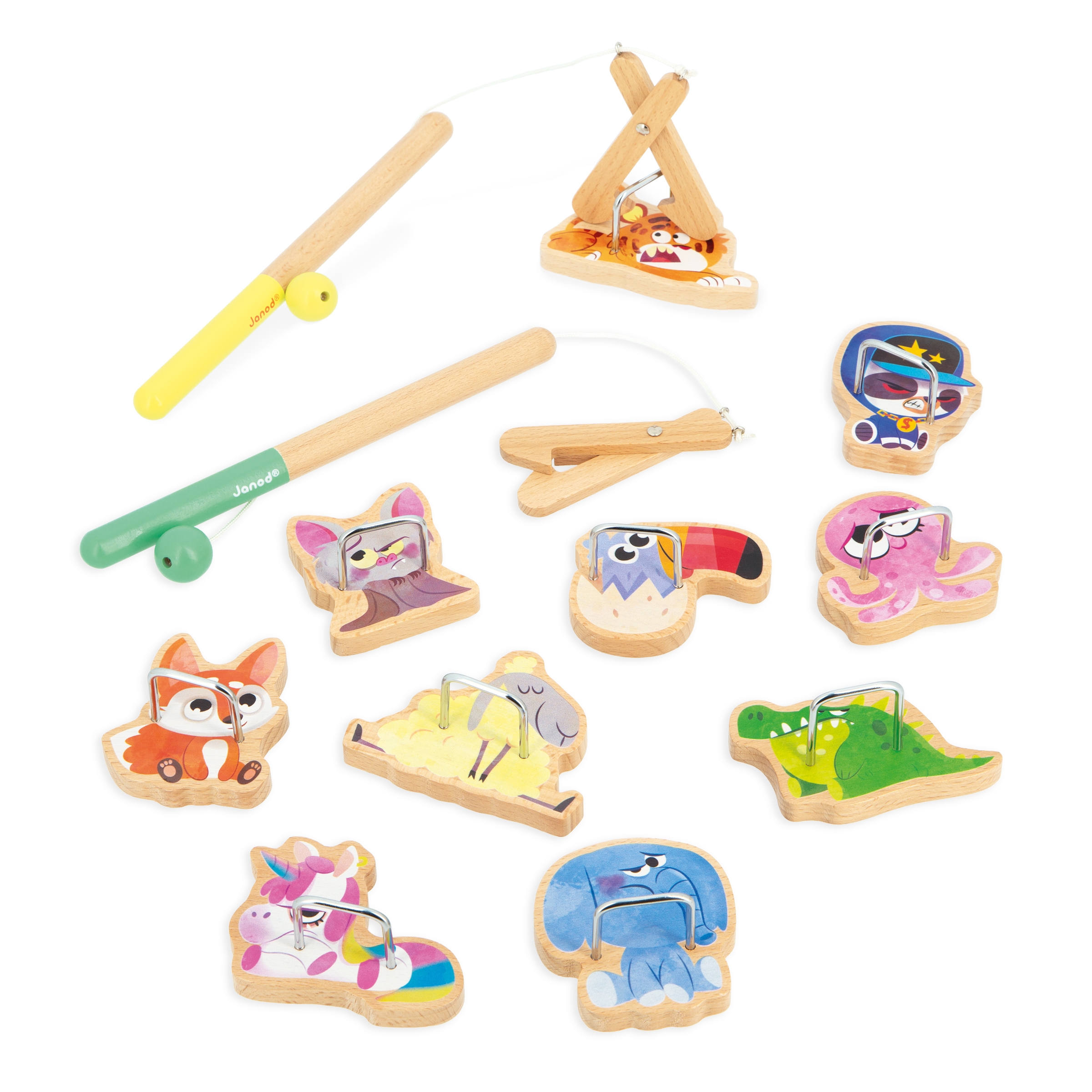 Pinces a la ligne Applepop Janod