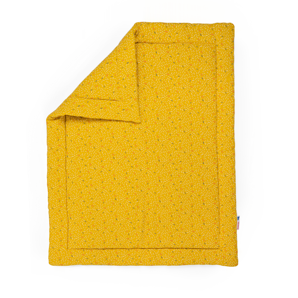 Plaid jaune Puce  Pilou Moulin Roty