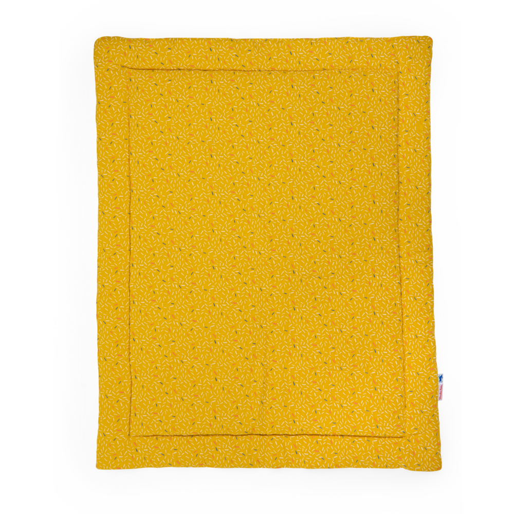 Plaid jaune Puce  Pilou Moulin Roty