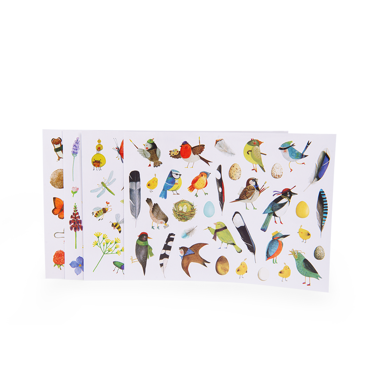 Pochette stickers Le botaniste Le Jardin du Moulin