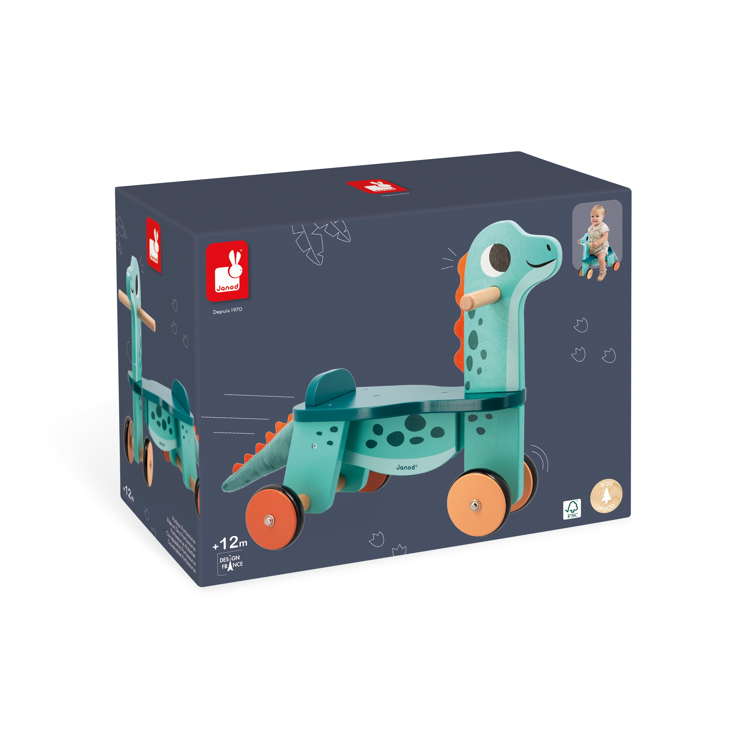 Porteur Portosaurus Dino Janod