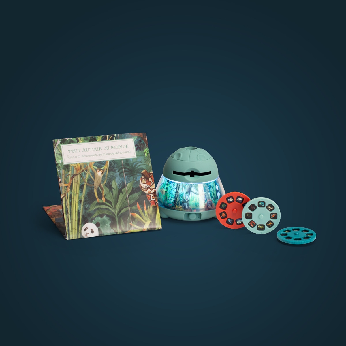 Projecteur des animaux USB Tout autour du monde Moulin Roty