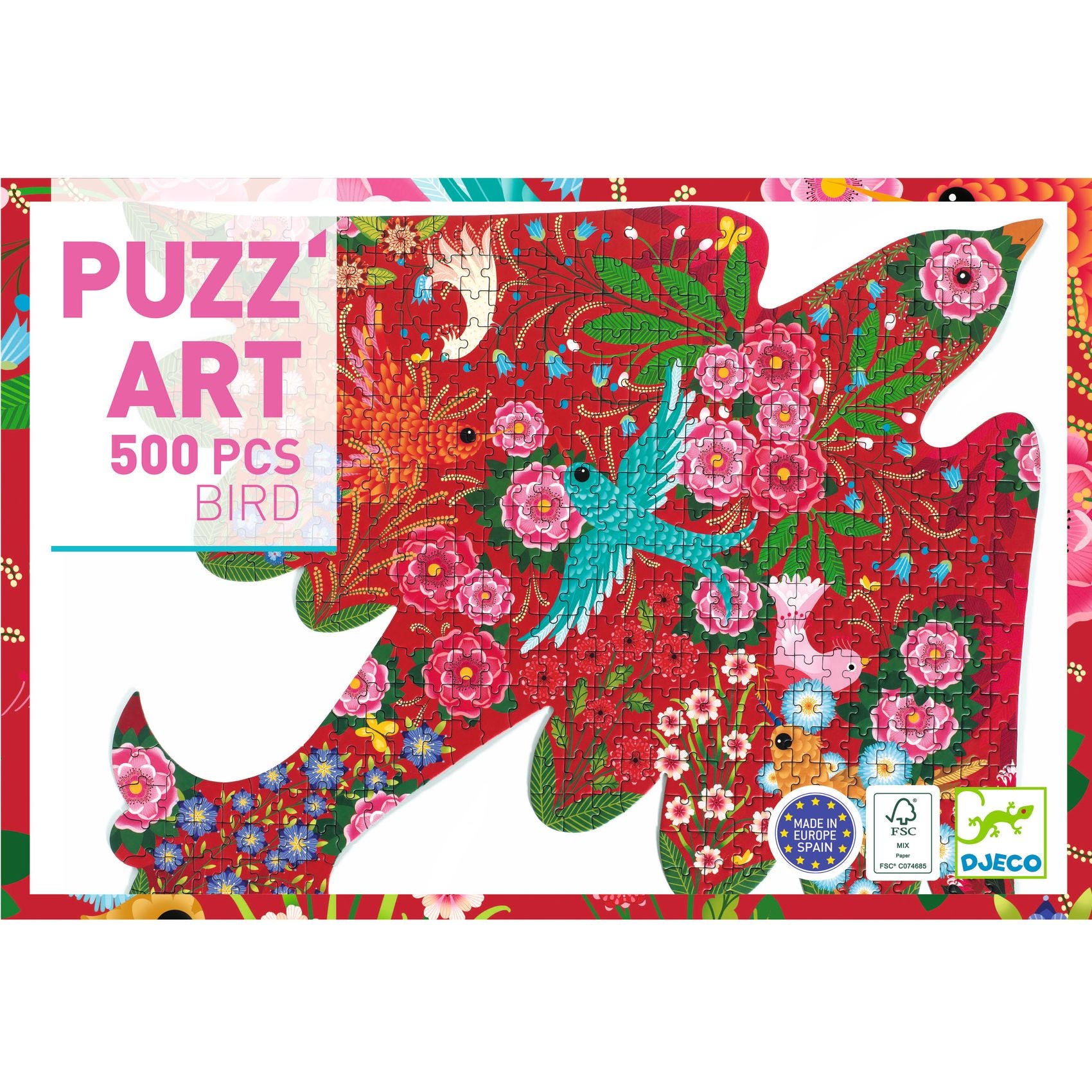 Puzz Art Bird 500 pcs Djeco